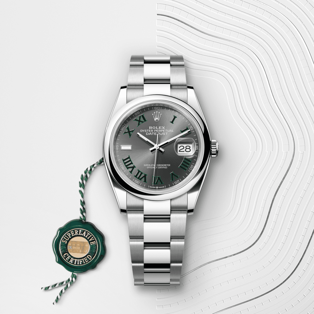 Rolex Datejust 36 Oyster, 36 mm, Oystersteel çelik M126200-0018