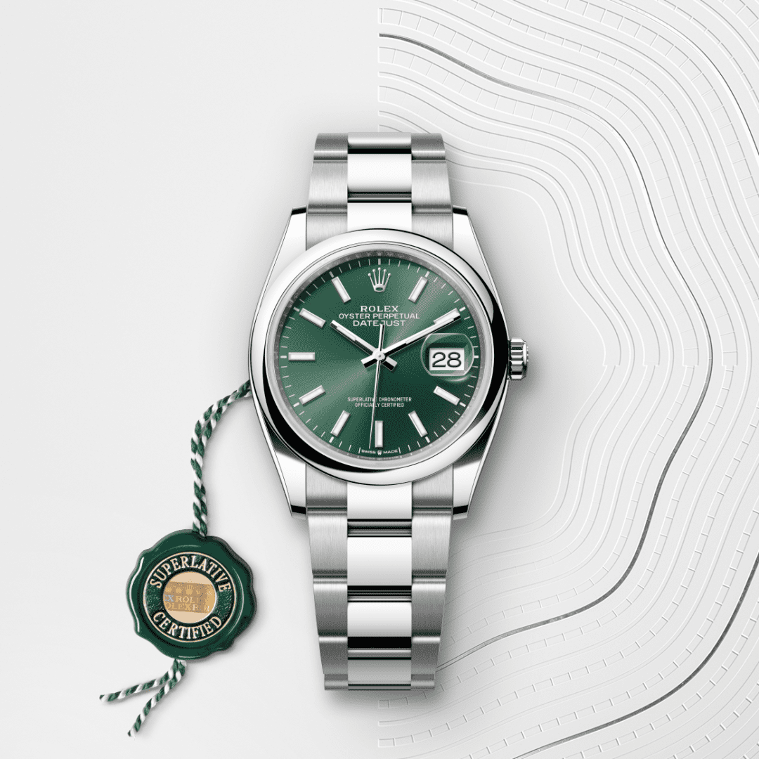 Rolex Datejust 36 Oyster, 36 mm, Oystersteel çelik M126200-0024