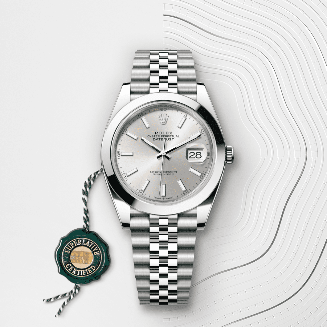 Rolex Datejust 41 Oyster, 41 mm, Oystersteel çelik M126300-0004