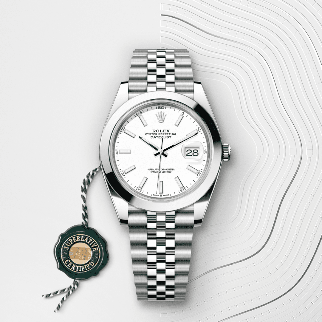 Rolex Datejust 41 Oyster, 41 mm, Oystersteel çelik M126300-0006