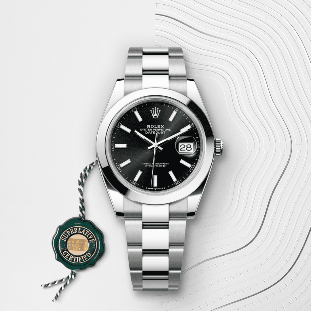 Rolex Datejust 41 Oyster, 41 mm, Oystersteel çelik M126300-0011