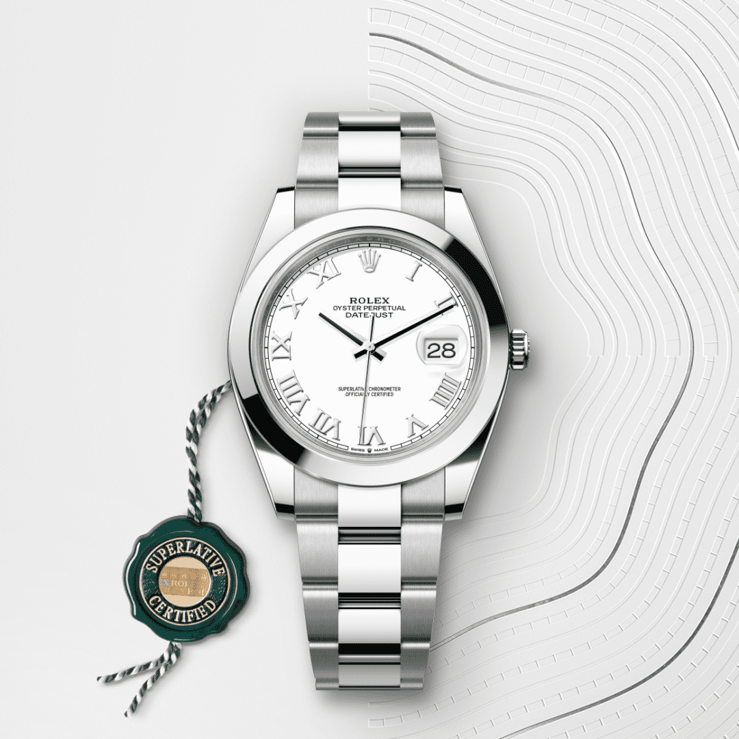 Rolex Datejust 41 Oyster, 41 mm, Oystersteel çelik M126300-0015