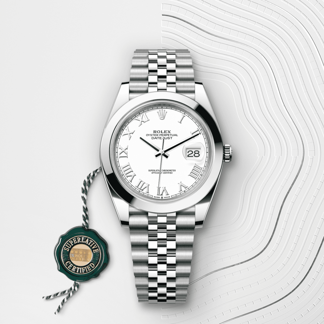 Rolex Datejust 41 Oyster, 41 mm, Oystersteel çelik M126300-0016