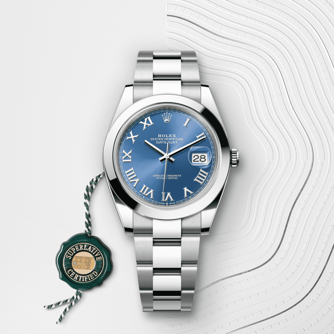 Rolex Datejust 41 Oyster, 41 mm, Oystersteel çelik M126300-0017