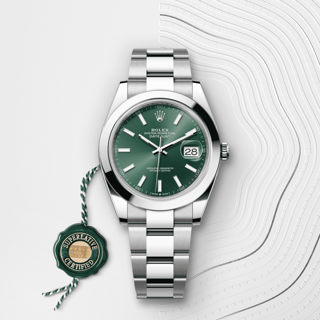 Rolex Datejust 41 Oyster, 41 mm, Oystersteel çelik M126300-0019