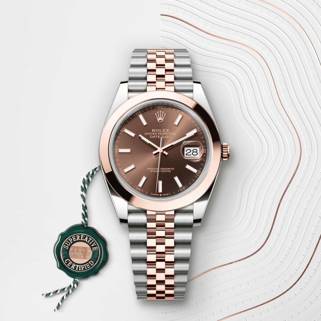 Rolex Datejust 41 Oyster, 41 mm, Oystersteel and Everose gold M126301-0002
