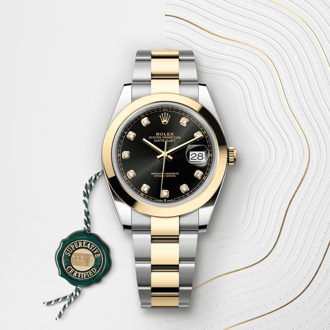 Rolex Datejust 41 Oyster, 41 mm, Oystersteel çelik ve sarı altın M126303-0005