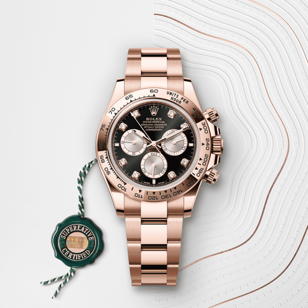 Rolex Cosmograph Daytona Oyster, 40 mm, Everose altın M126505-0002