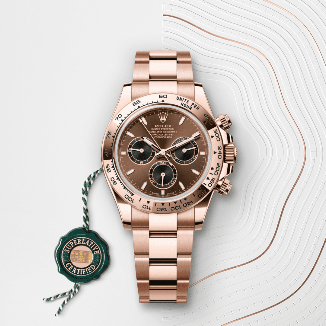 Rolex Cosmograph Daytona Oyster, 40 mm, Everose altın M126505-0005