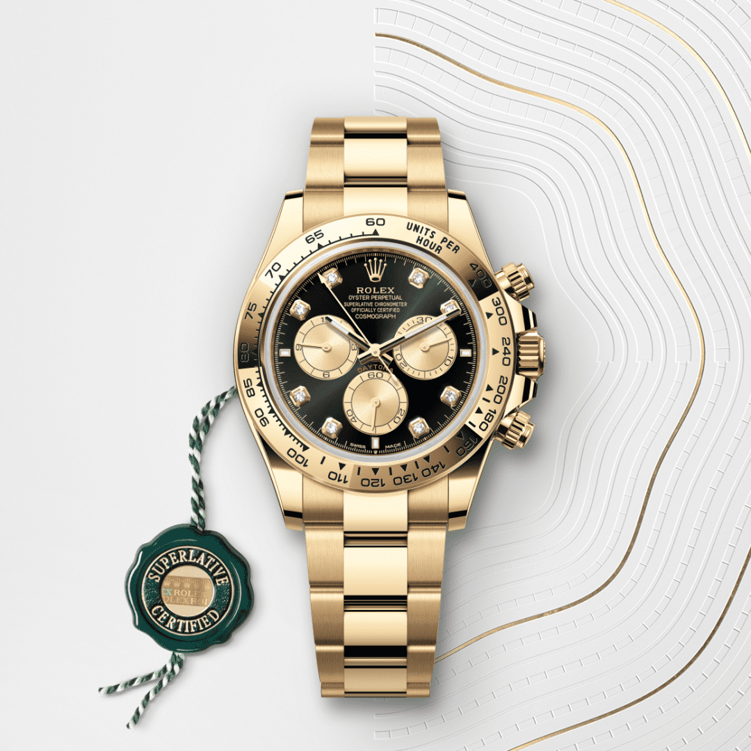 Rolex Cosmograph Daytona Oyster, 40 mm, sarı altın M126508-0003