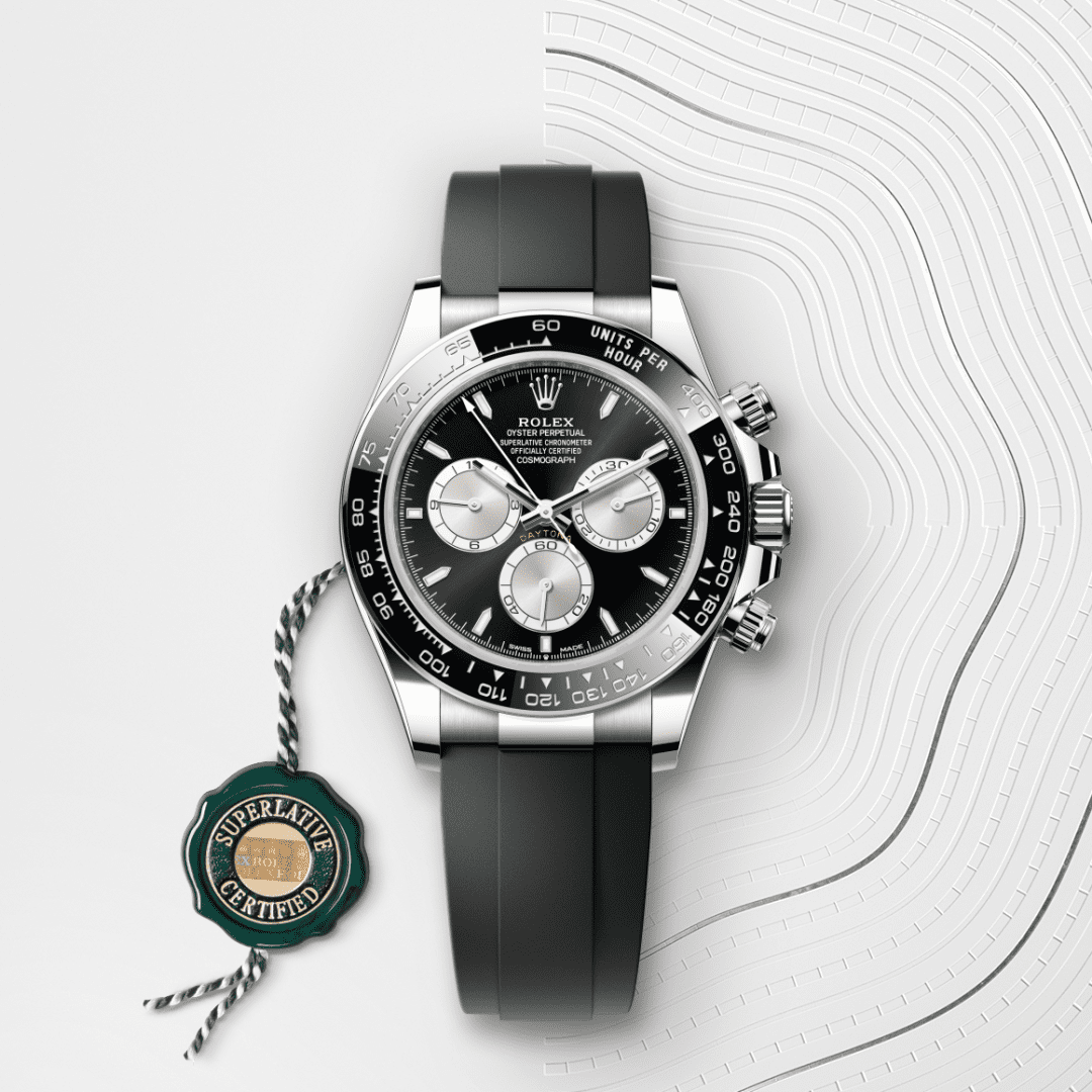 Rolex Cosmograph Daytona Oyster, 40 mm, beyaz altın M126519LN-0002
