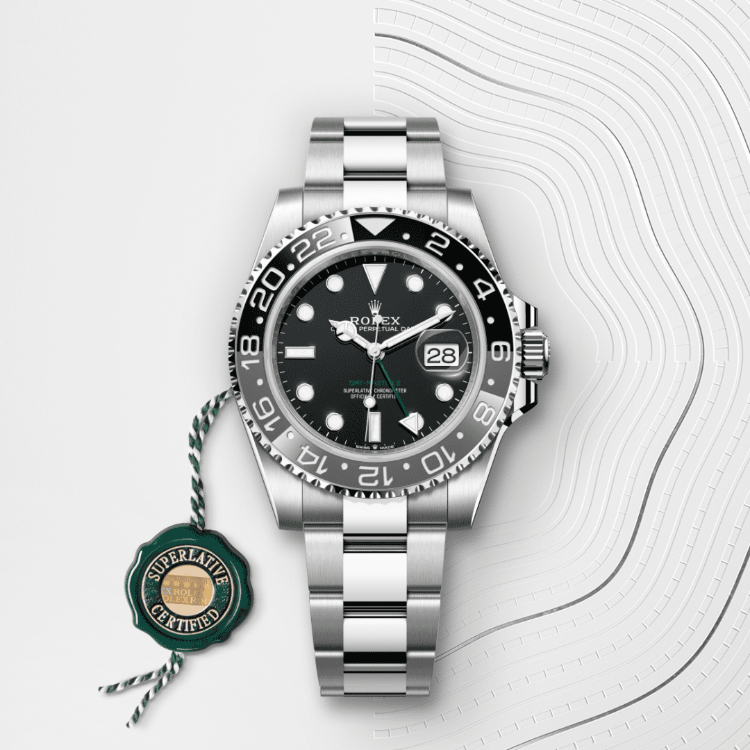 Rolex GMT-Master II Oyster, 40 mm, Oystersteel çelik M126710GRNR-0004