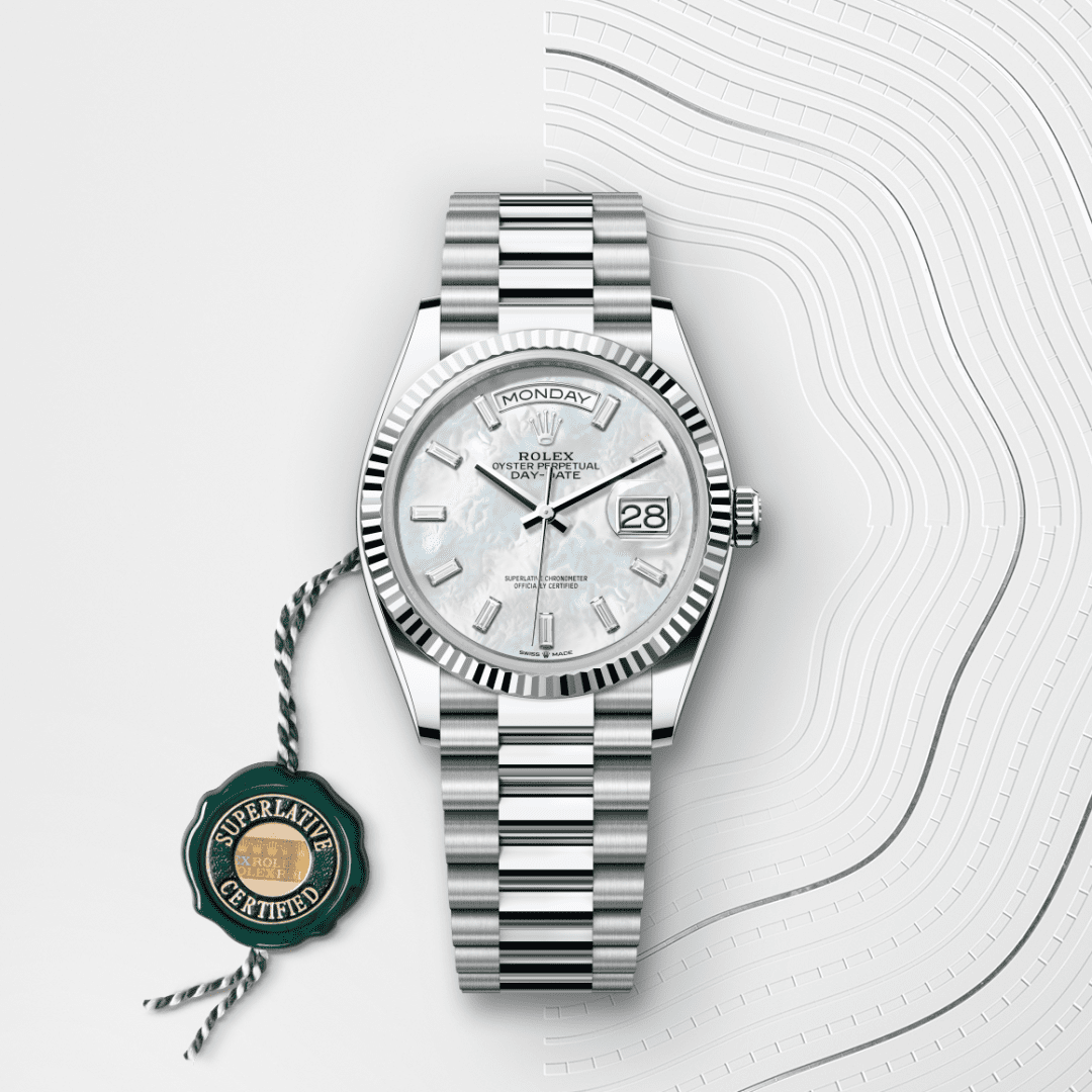 Rolex Day-Date 36 Oyster, 36 mm, platin M128236-0021