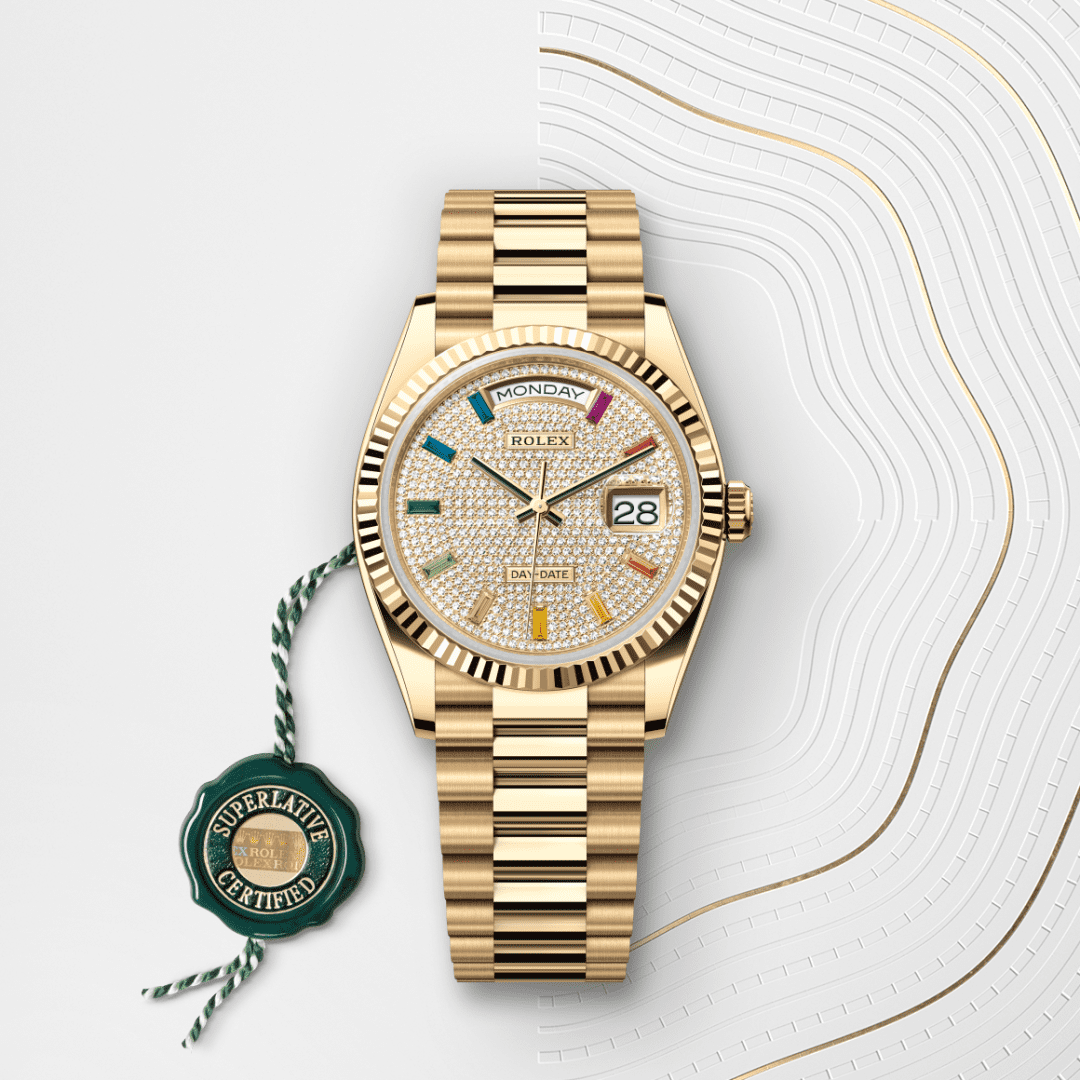 Rolex Day-Date 36 Oyster, 36 mm, sarı altın M128238-0051