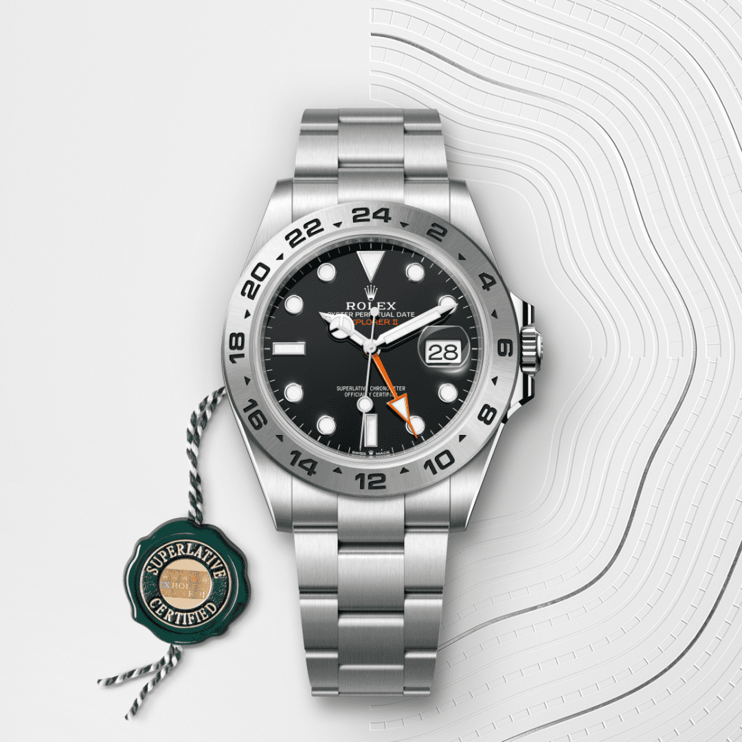 Rolex Explorer II Oyster, 42 mm, Oystersteel çelik M226570-0002