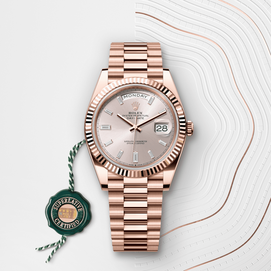 Rolex Day-Date 40 Oyster, 40 mm, Everose altın M228235-0004
