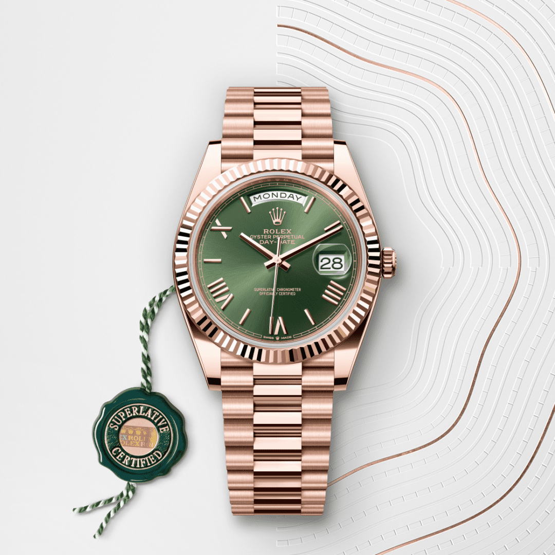 Rolex Day-Date 40 Oyster, 40 mm, Everose altın M228235-0025