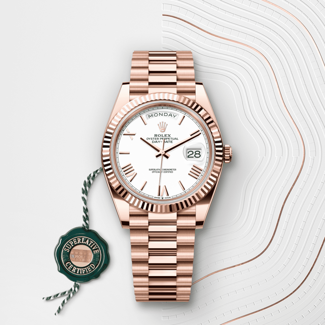 Rolex Day-Date 40 Oyster, 40 mm, Everose altın M228235-0032