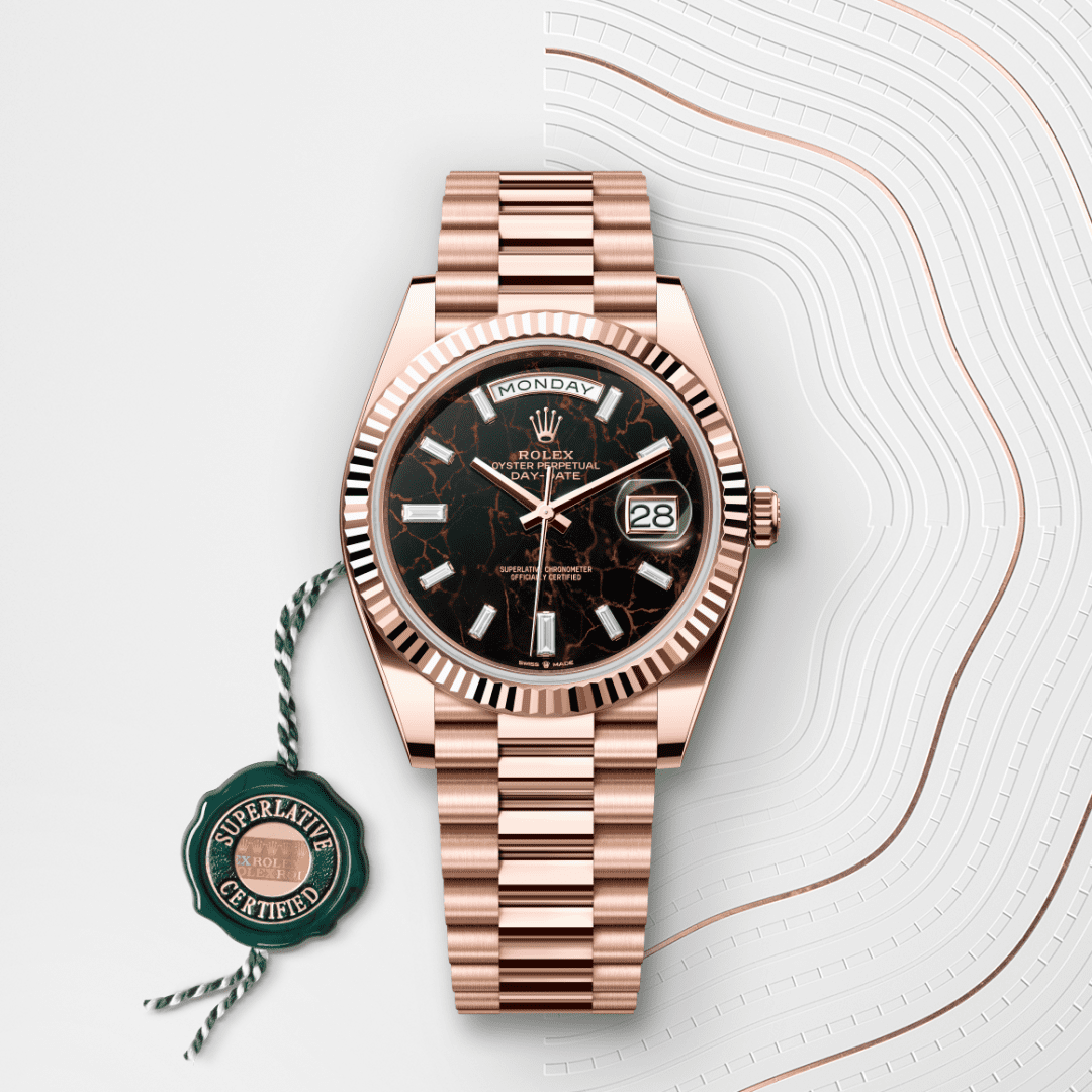 Rolex Day-Date 40 Oyster, 40 mm, Everose altın M228235-0045