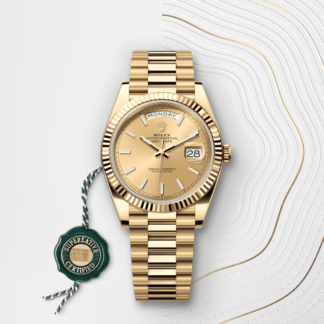Rolex Day-Date 40 Oyster, 40 mm, sarı altın M228238-0003
