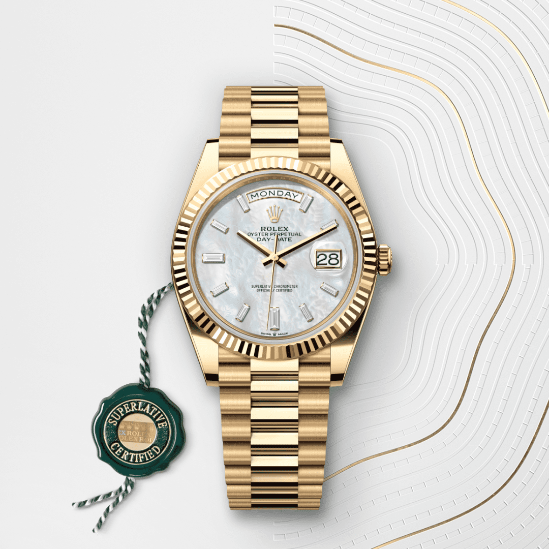 Rolex Day-Date 40 Oyster, 40 mm, sarı altın M228238-0071