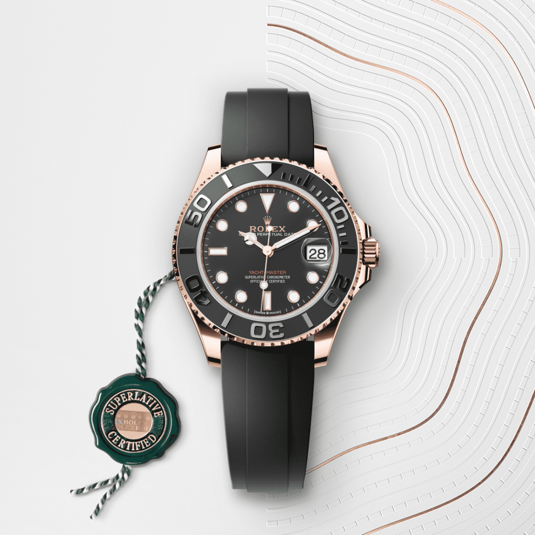 Rolex Yacht-Master 37 Oyster, 37 mm, Everose altın M268655-0017