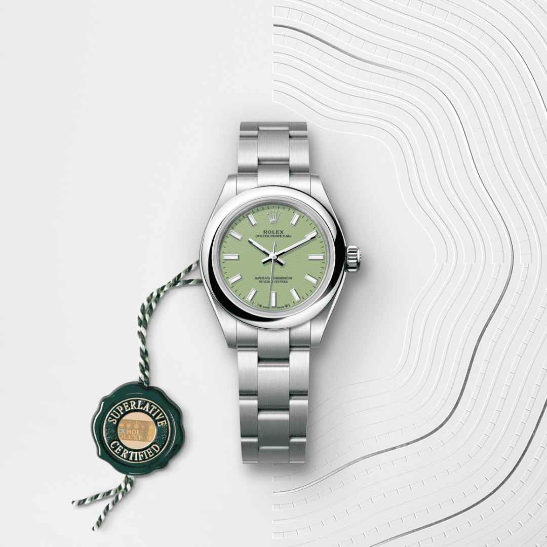 Rolex Oyster Perpetual 28 Oyster, 28 mm, Oystersteel çelik M276200-0006