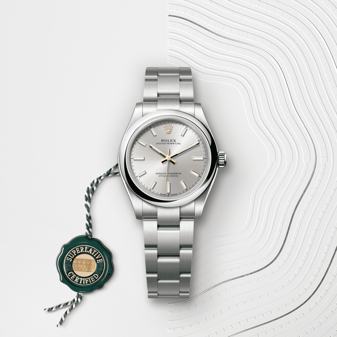 Rolex Oyster Perpetual 31 Oyster, 31 mm, Oystersteel çelik M277200-0001