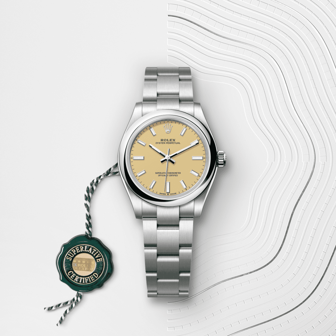 Rolex Oyster Perpetual 31 Oyster, 31 mm, Oystersteel çelik M277200-0013