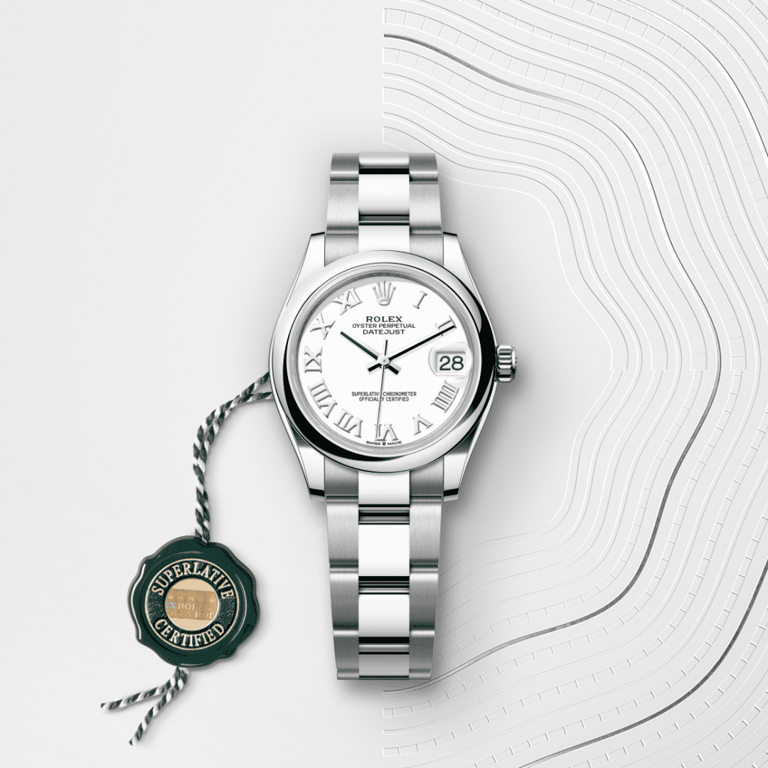 Rolex Datejust 31 Oyster, 31 mm, Oystersteel çelik M278240-0003