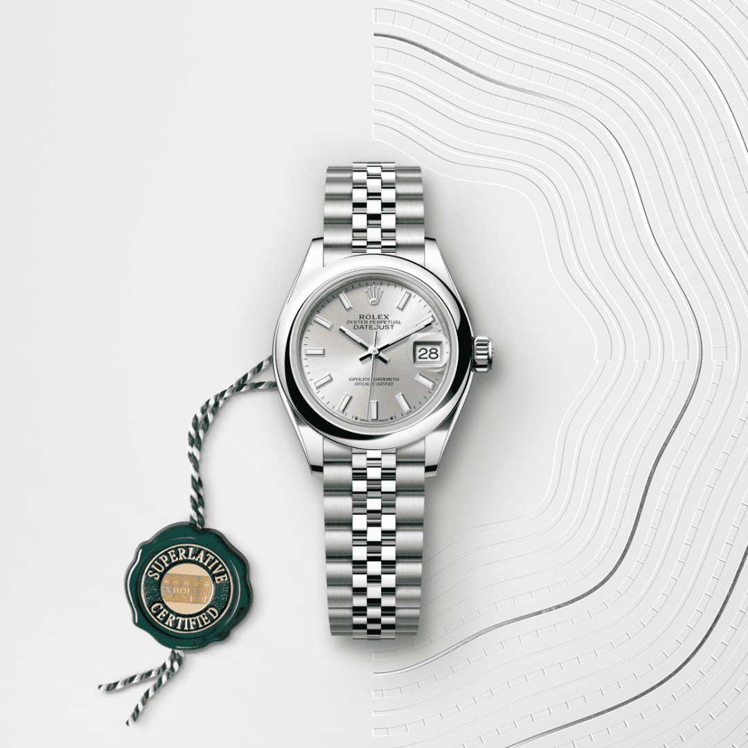 Rolex Lady-Datejust Oyster, 28 mm, Oystersteel çelik M279160-0005