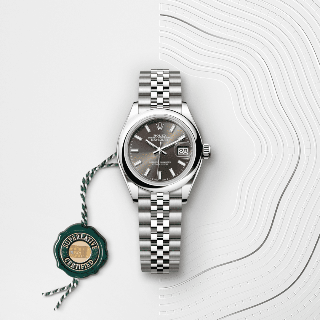 Rolex Lady-Datejust Oyster, 28 mm, Oystersteel çelik M279160-0009
