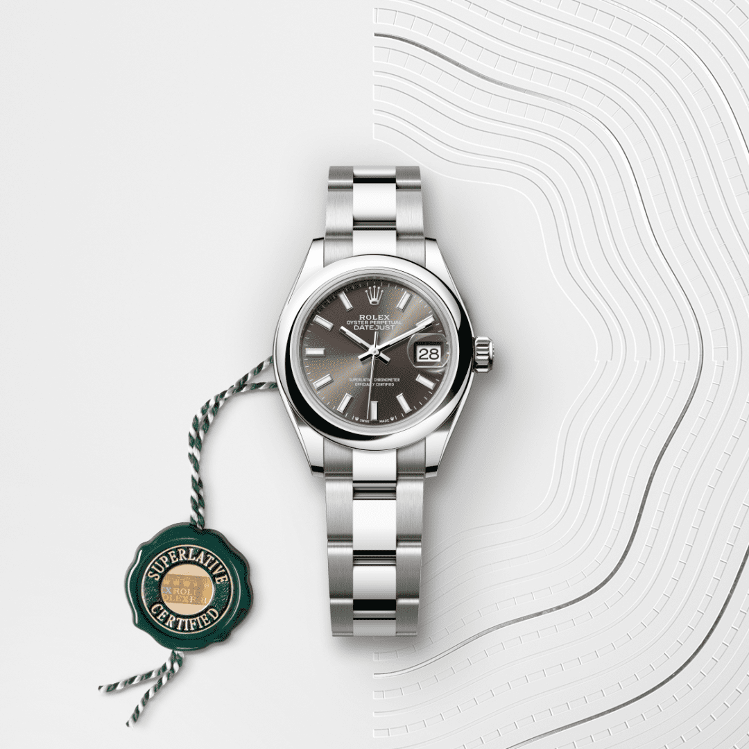 Rolex Lady-Datejust Oyster, 28 mm, Oystersteel çelik M279160-0010