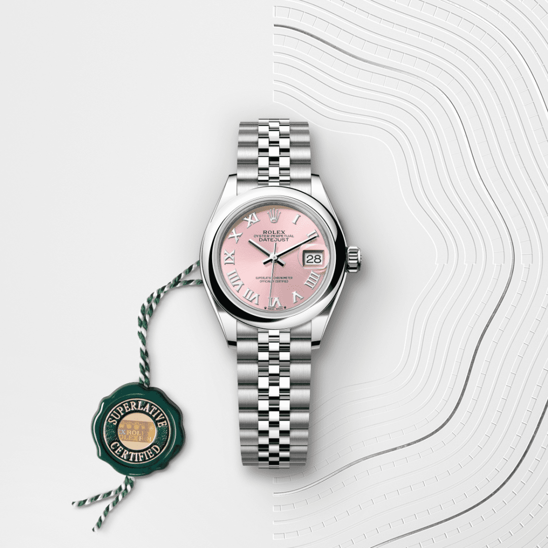 Rolex Lady-Datejust Oyster, 28 mm, Oystersteel çelik M279160-0013