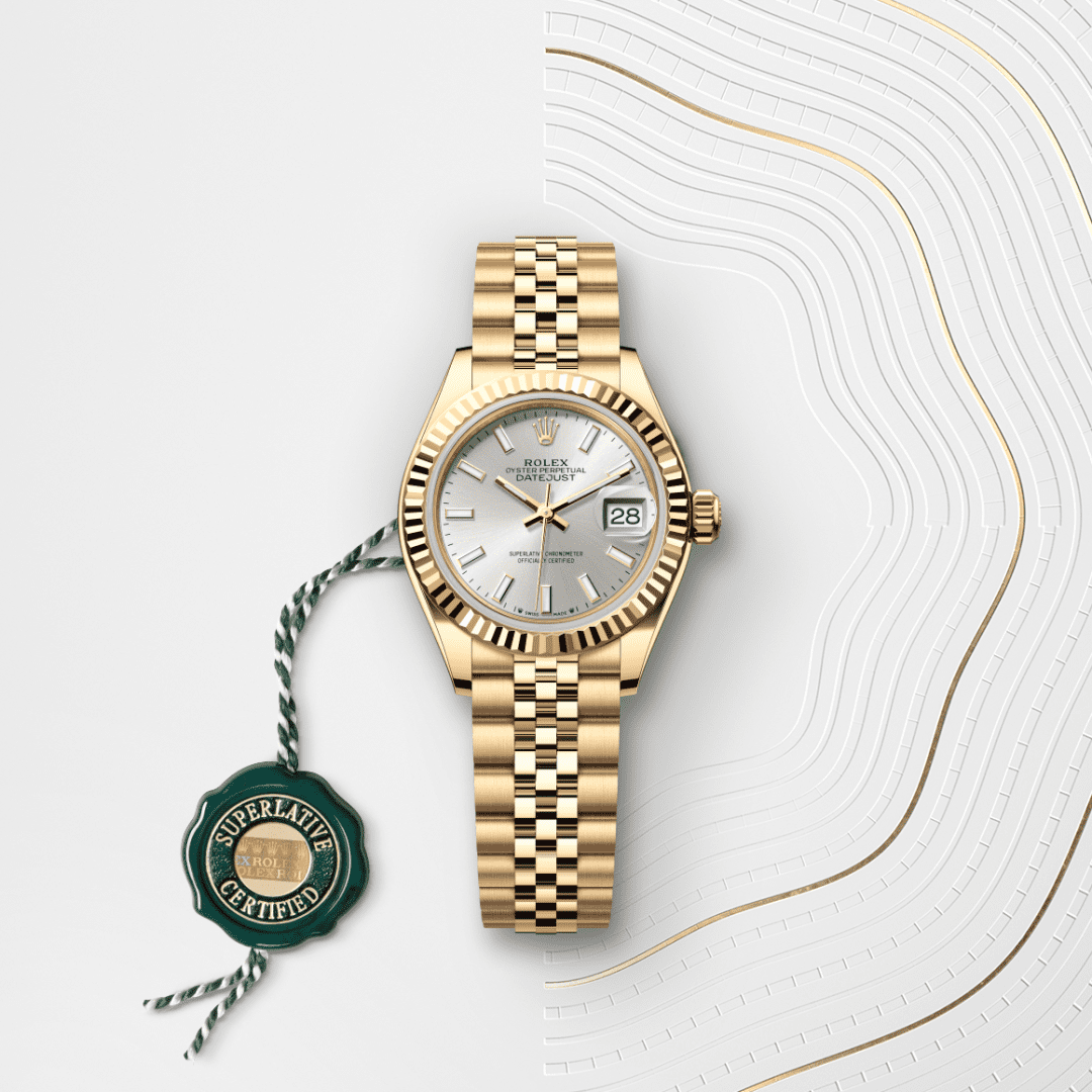 Rolex Lady-Datejust Oyster, 28 mm, sarı altın M279178-0006