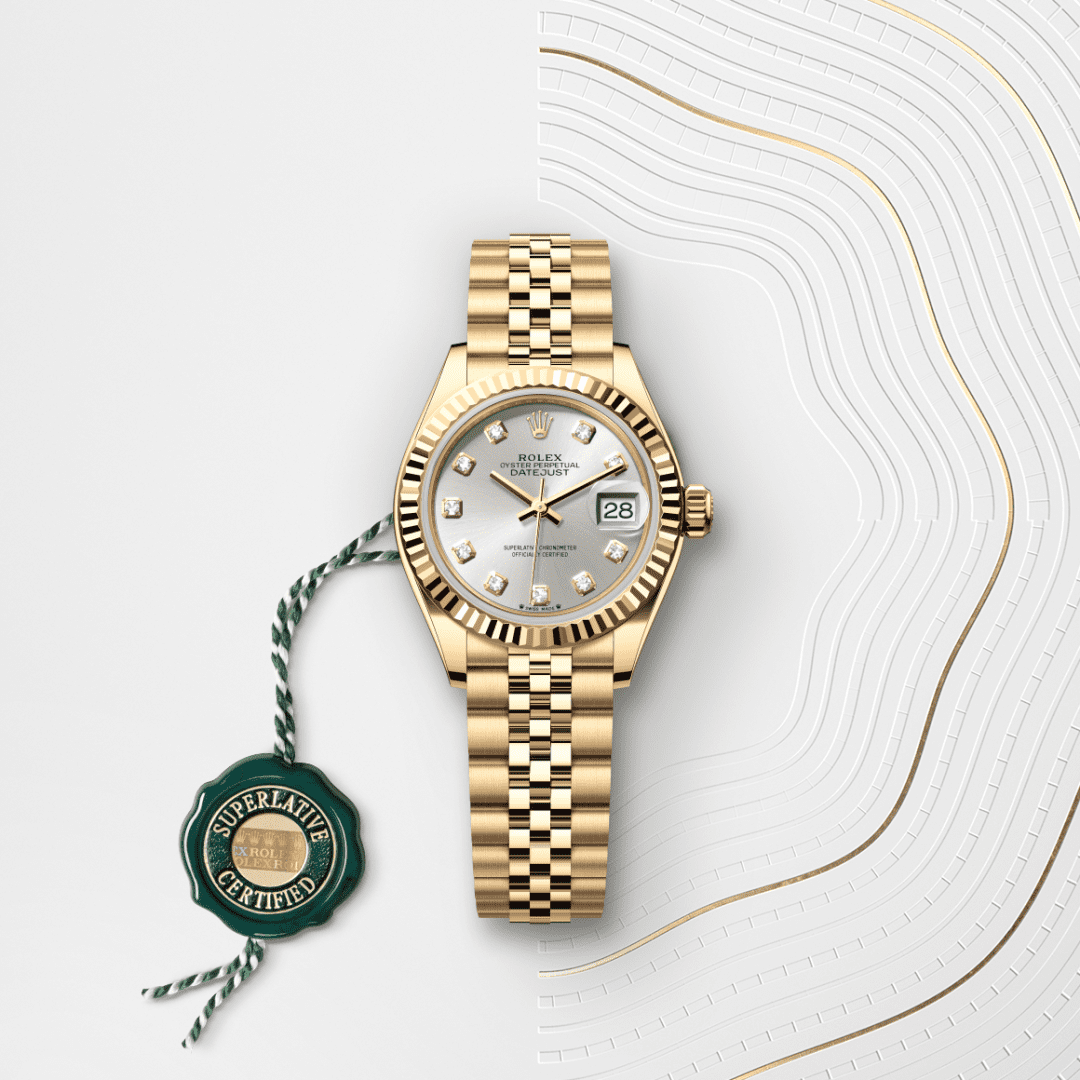 Rolex Lady-Datejust Oyster, 28 mm, sarı altın M279178-0016