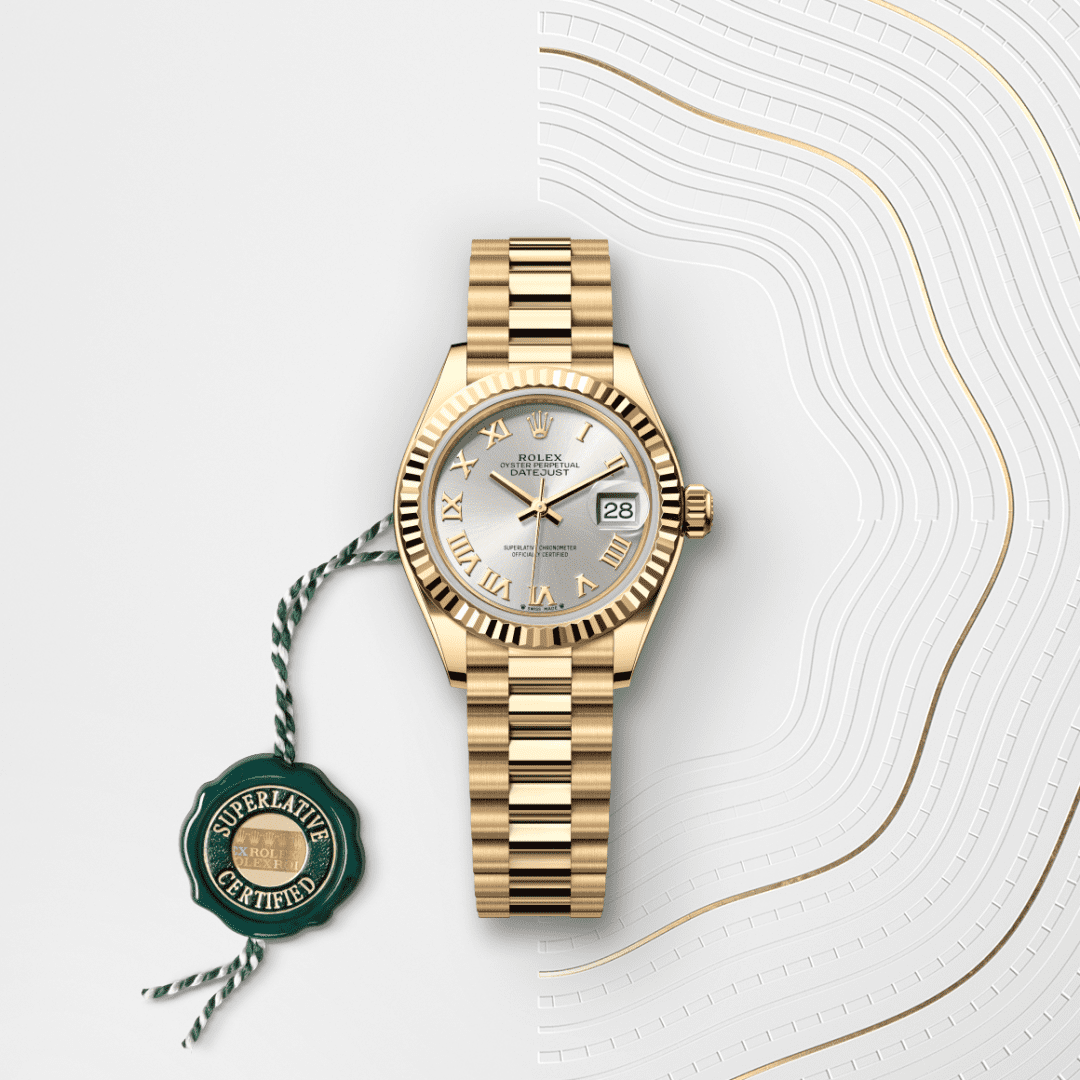 Rolex Lady-Datejust Oyster, 28 mm, sarı altın M279178-0020