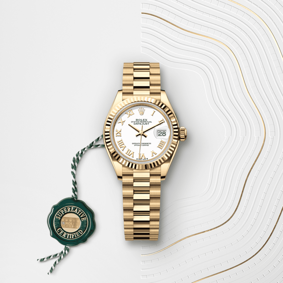 Rolex Lady-Datejust Oyster, 28 mm, sarı altın M279178-0029