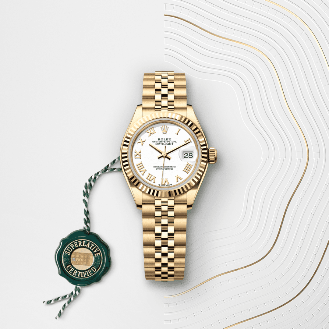 Rolex Lady-Datejust Oyster, 28 mm, sarı altın M279178-0030