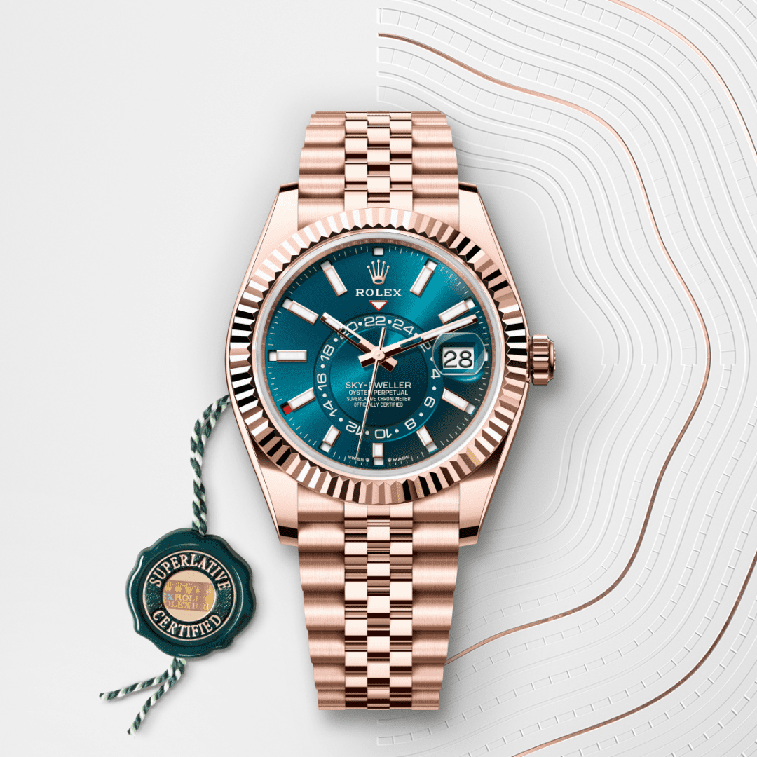 Rolex Sky-Dweller Oyster, 42 mm, Everose gold M336935-0005