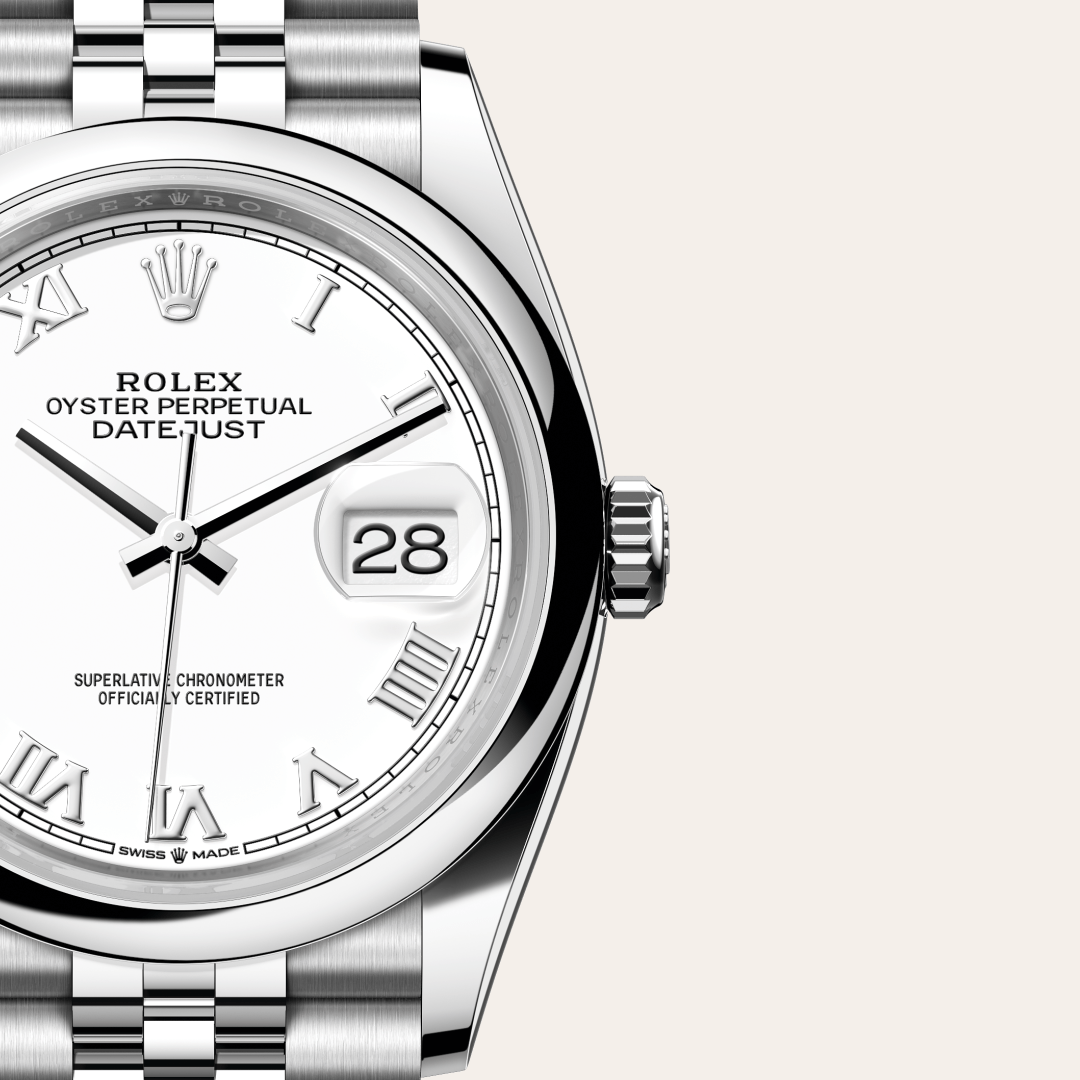 Rolex Datejust 36 Oyster, 36 mm, Oystersteel çelik M126200-0007