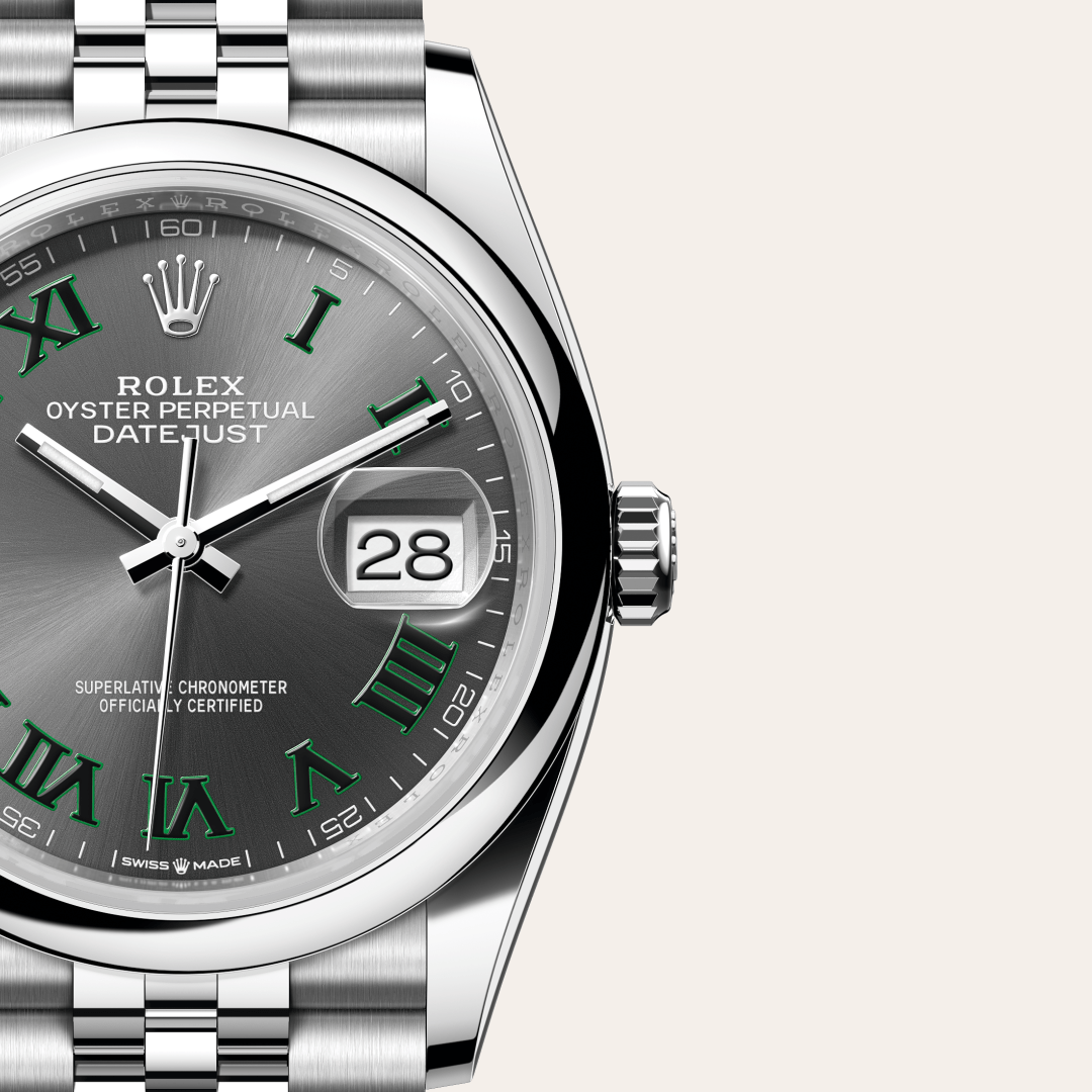 Rolex Datejust 36 Oyster, 36 mm, Oystersteel çelik M126200-0017