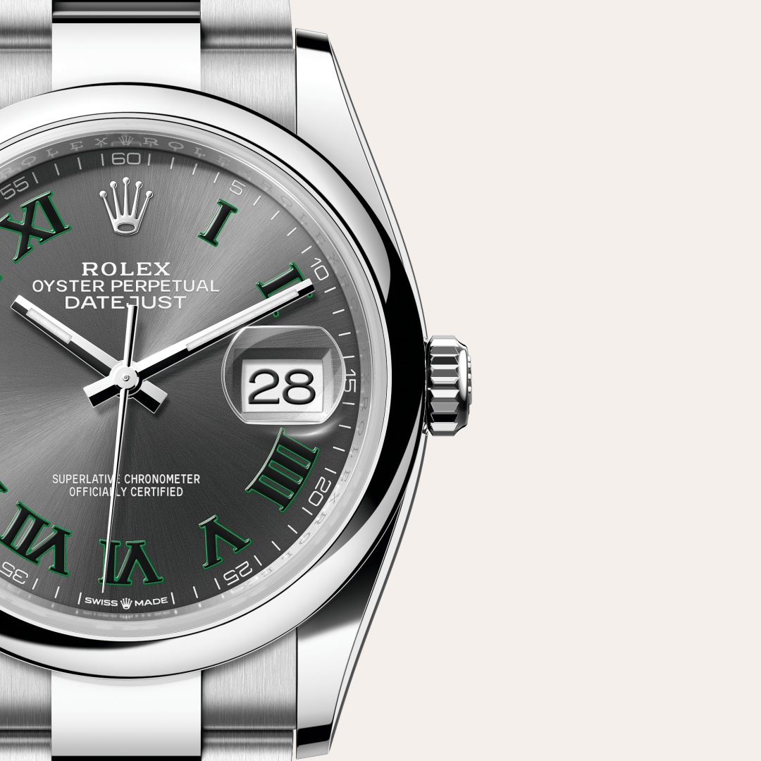 Rolex Datejust 36 Oyster, 36 mm, Oystersteel çelik M126200-0018