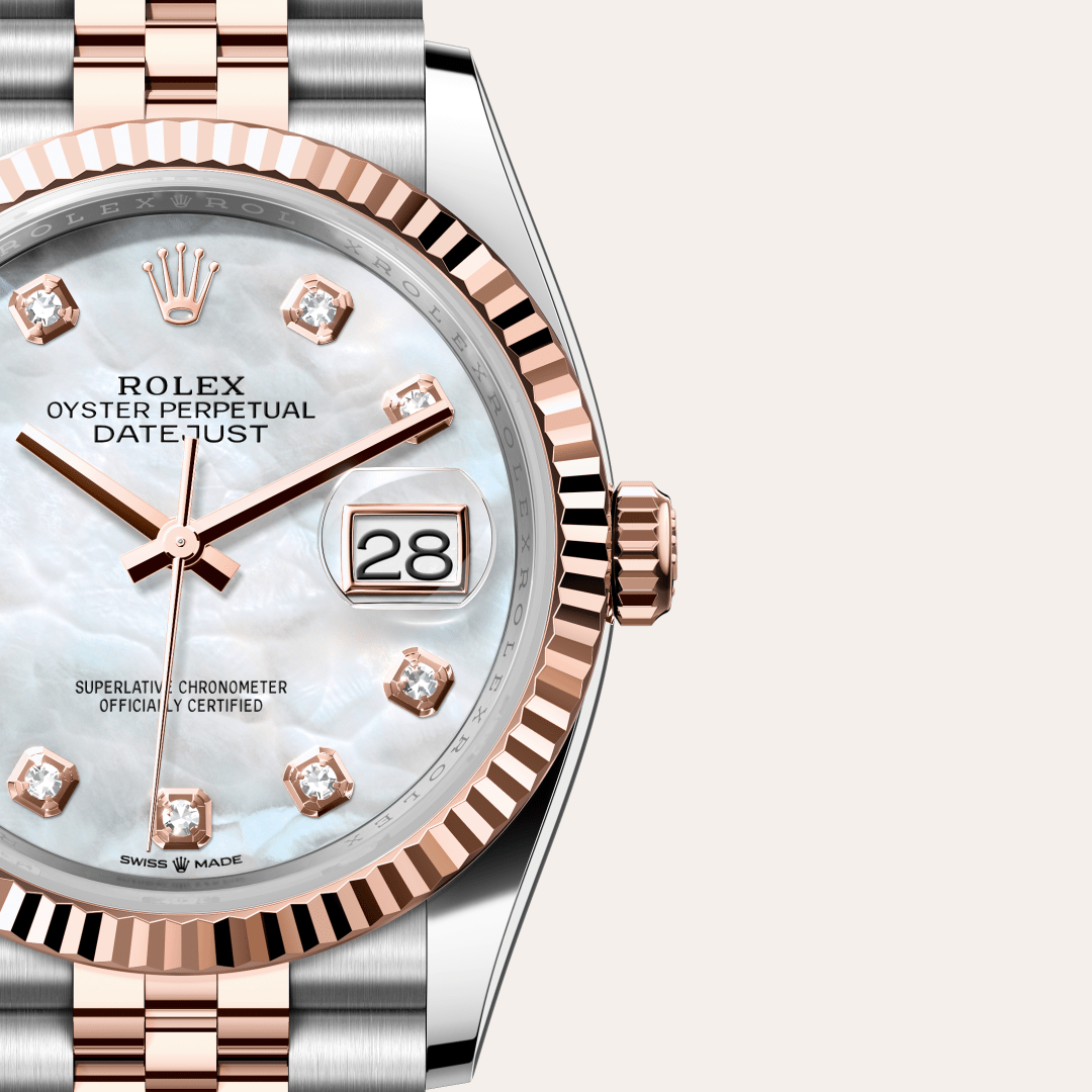 Rolex Datejust 36 Oyster, 36 mm, Oystersteel and Everose gold M126231-0021