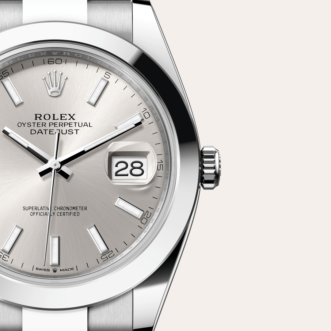 Rolex Datejust 41 Oyster, 41 mm, Oystersteel çelik M126300-0003