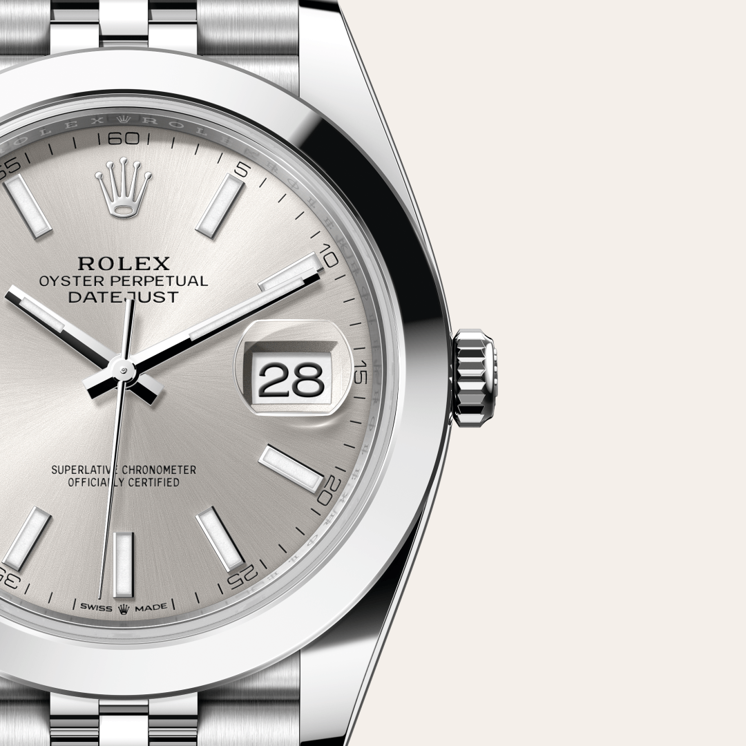 Rolex Datejust 41 Oyster, 41 mm, Oystersteel çelik M126300-0004