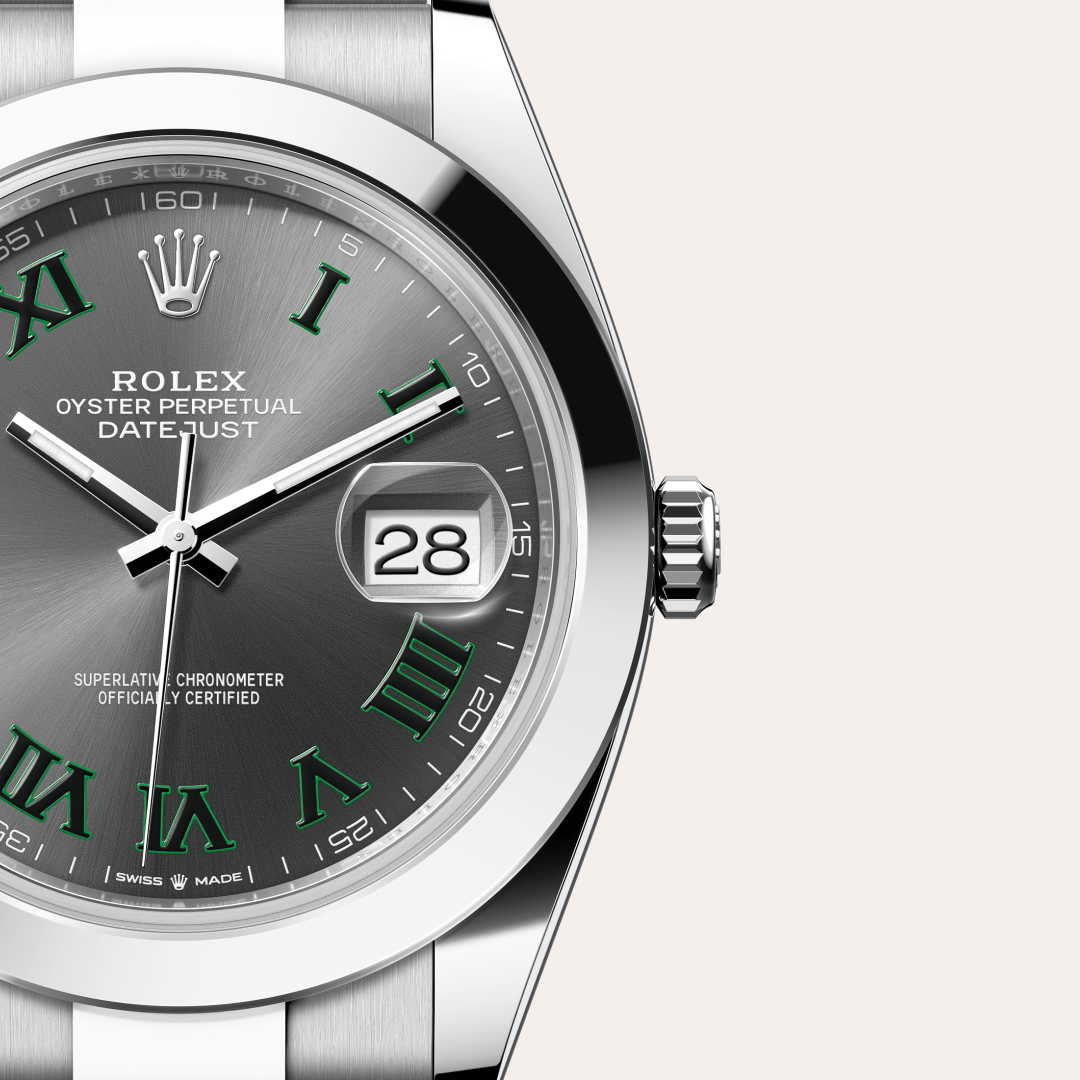 Rolex Datejust 41 Oyster, 41 mm, Oystersteel çelik M126300-0013