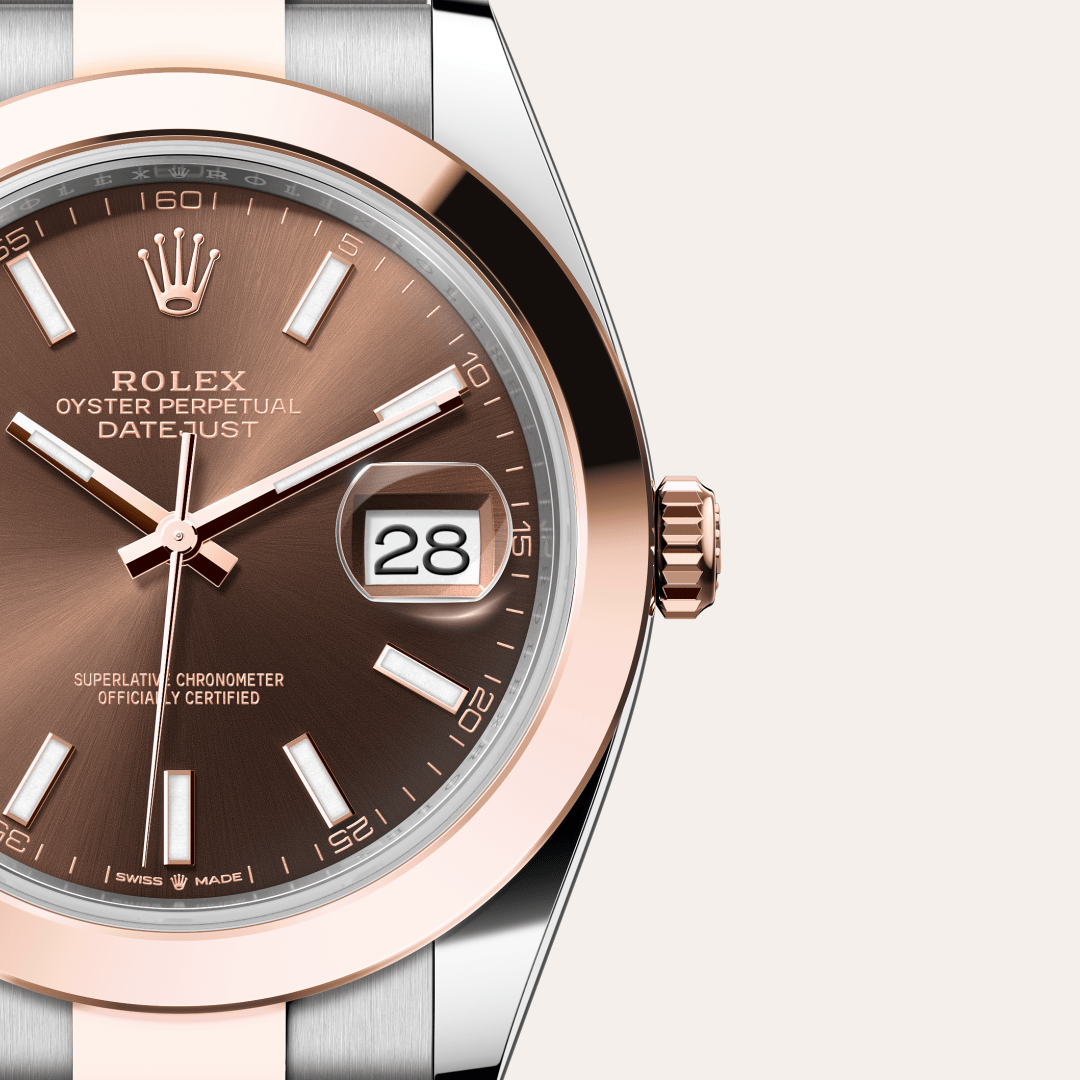 Rolex Datejust 41 Oyster, 41 mm, Oystersteel çelik ve Everose altın M126301-0001