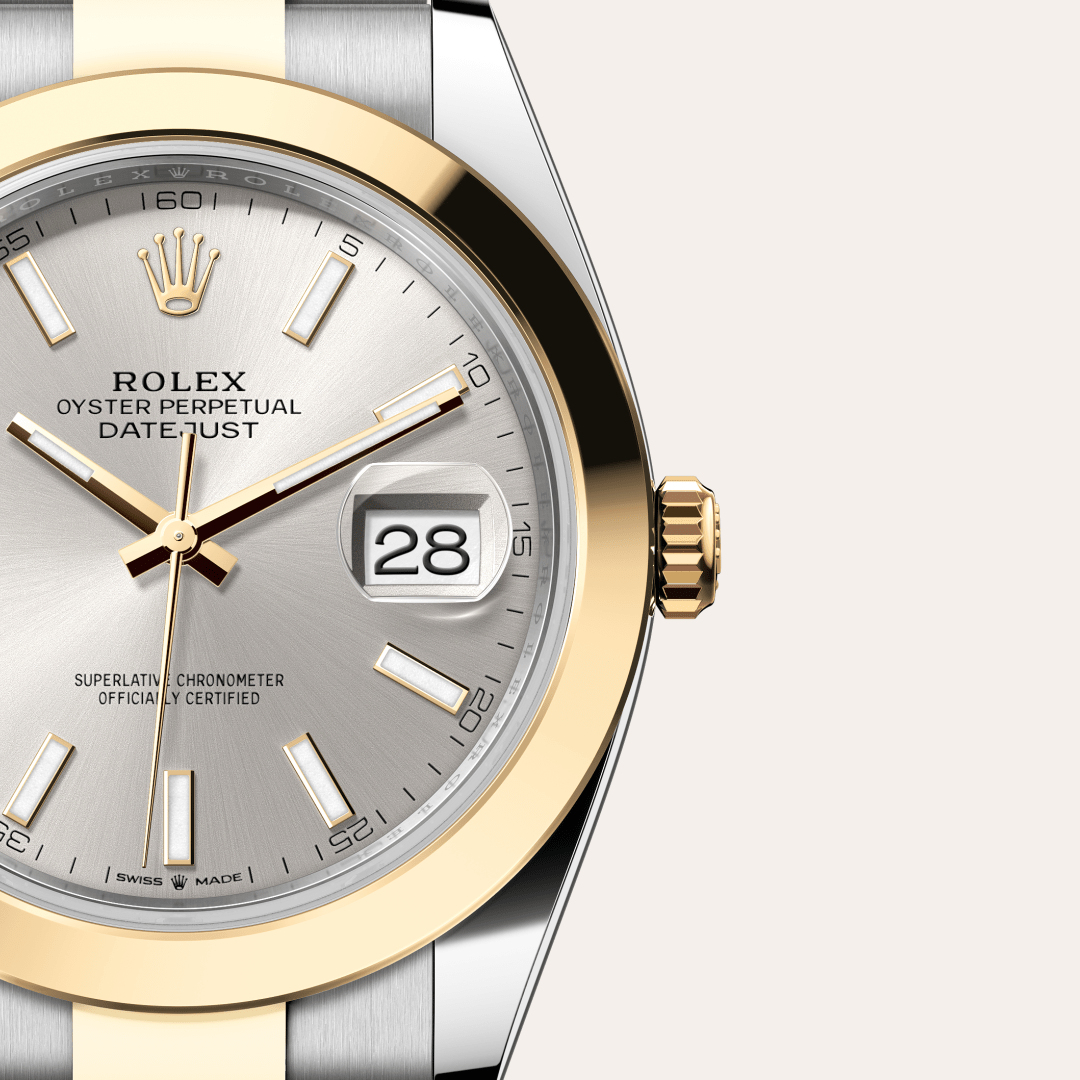 Rolex Datejust 41 Oyster, 41 mm, Oystersteel çelik ve sarı altın M126303-0001