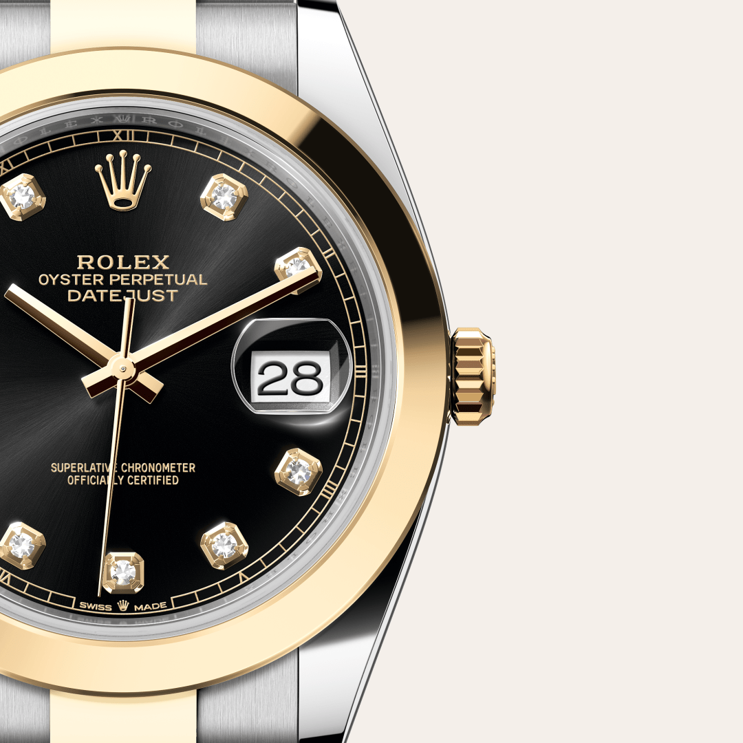 Rolex Datejust 41 Oyster, 41 mm, Oystersteel çelik ve sarı altın M126303-0005